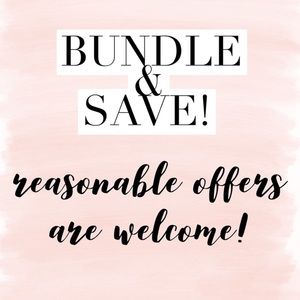 BUNDLE 10% OFF 2 or more items